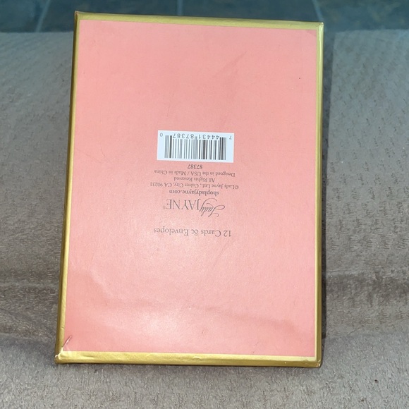 New Lady Jayne Thank You Boxed Cards 3-1/2" x 5" Layered Leaves Pk Of 12 Cards - Picture 3 of 3